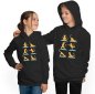 Preview: Hoodie Hooded Sweatshirt Kids - Cats Doing Yoga i131
